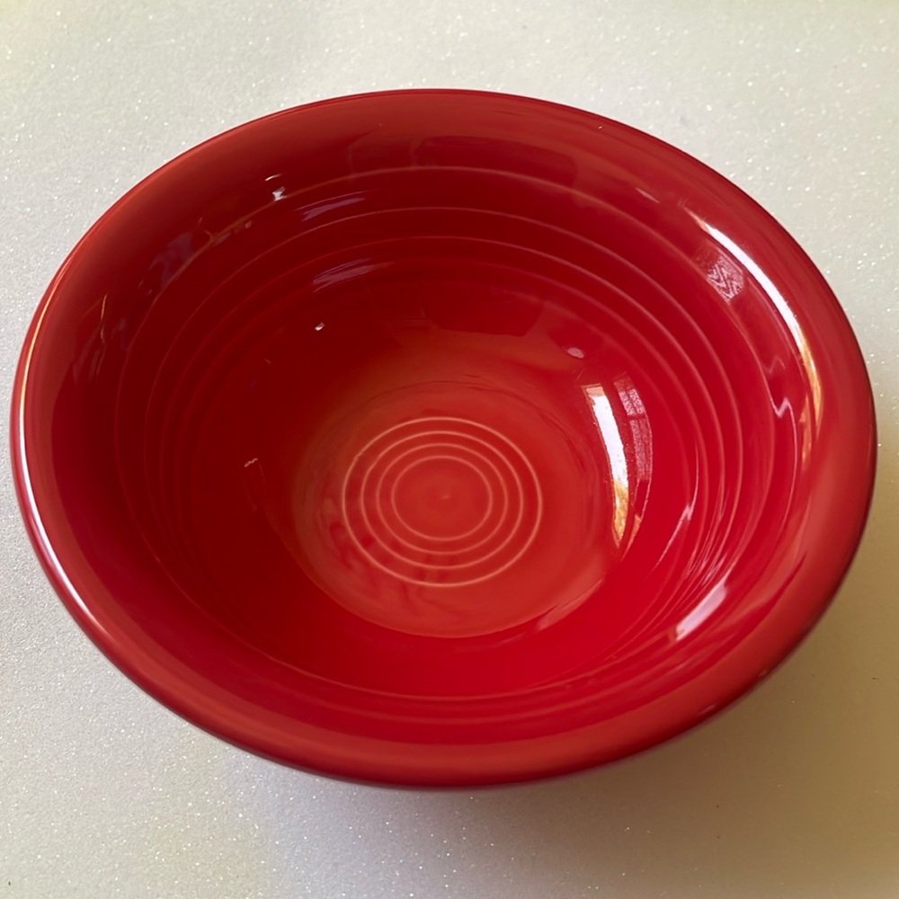 Scarlet Red Fiesta Fiestaware Homer Laughlin Salsa Fruit Bowl 5”